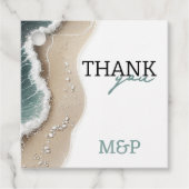 Beach Vibe Bedankjes Labels (Voorkant)