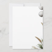 Beach Vibe Foto Bedankkaart (Achterkant)