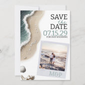 Beach Vibe Foto Save The Date (Voorkant)