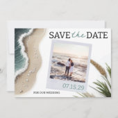 Beach Vibe Foto's Bewaar de datum Save The Date (Voorkant)