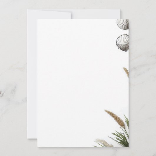 Beach Vibe Foto's Bewaar de datum Save The Date (Achterkant)