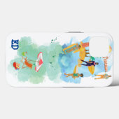 BEACH VIBE Hoesje-Mate iPhone CASE (Achterkant (horizontaal))