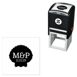 Beach Vibe Initialen Zelfinktende Stempel