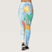 BEACH VIBE LEGGINGS (Achterkant)