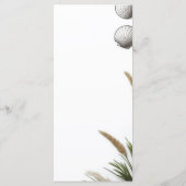 Beach Vibe Menu (Achterkant)