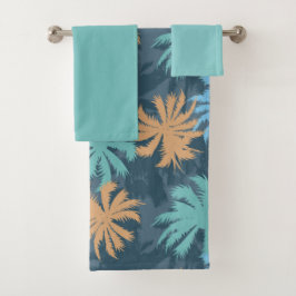 Beach Vibe Palm Tree Bad Handdoek