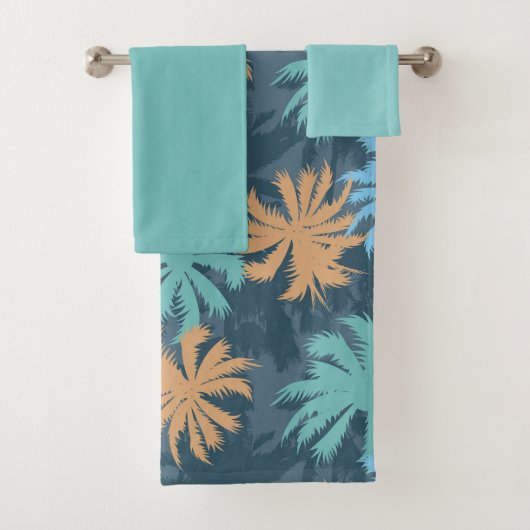 Beach Vibe Palm Tree Bad Handdoek (Insitu)