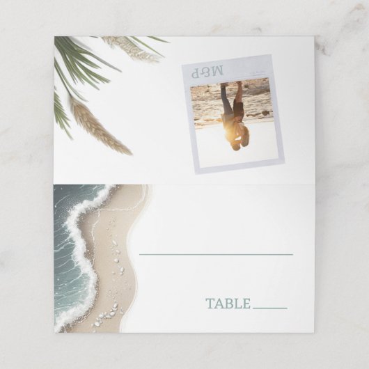Beach Vibe Plaatskaartje (Buitenkant ongevouwen)