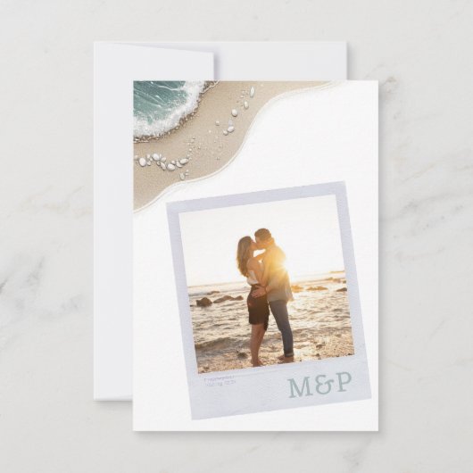 Beach Vibe RSVP Kaartje (Achterkant)