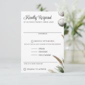 Beach Vibe RSVP Kaartje (Staand voorkant)