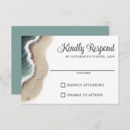 Beach Vibe RSVP Kaartje