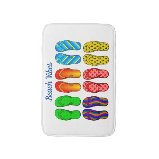 Beach Vibes badmat (Voorkant Verticaal)