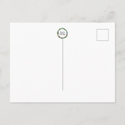 Beach Vibes Briefkaart (Achterkant)