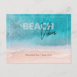 Beach Vibes Briefkaart Vacation Homes