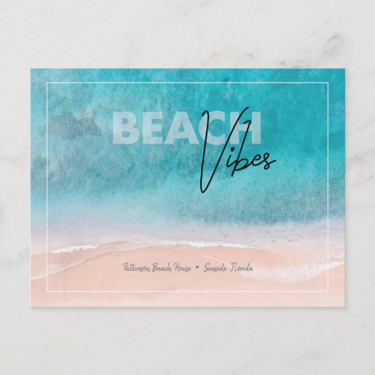 Beach Vibes Briefkaart Vacation Homes (Voorkant)