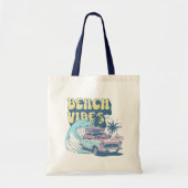 Beach Vibes Canvas tas (Voorkant)