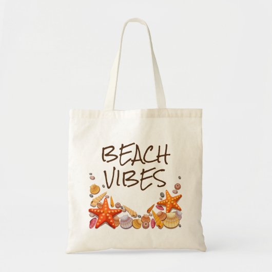 Beach Vibes Canvas tas (Voorkant)