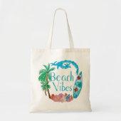Beach Vibes Canvas tas (Voorkant)
