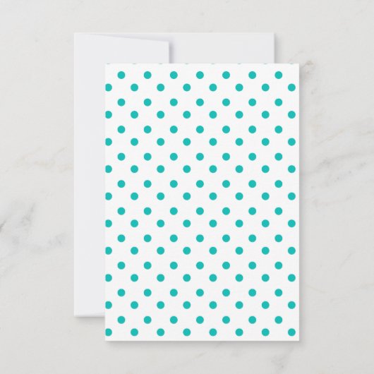 Beach Vibes - Coconut en Bikini Party Invite Kaart (Achterkant)