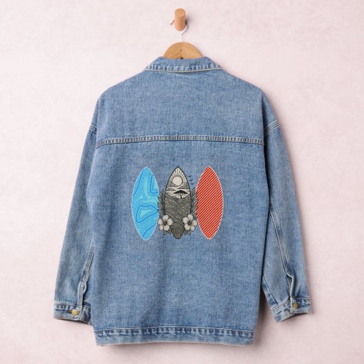 beach vibes denim jacket (Hangar)