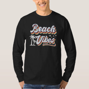 Beach Vibes Hallo Summer Vacation Natuur Mannen Wo T-shirt