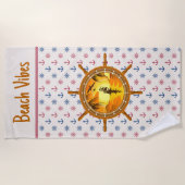 Beach Vibes handdoek (Voorkant)