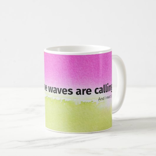 Beach Vibes - Happy Summer Vakantie Reizen Ontspan Koffiemok (Voorkant rechts)