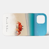 Beach Vibes – iPhone 13 Hoesje 1 Krab (Achterkant (horizontaal))