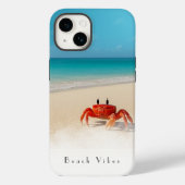 Beach Vibes – iPhone 14 Hoesje 1 Krab (Achterkant)