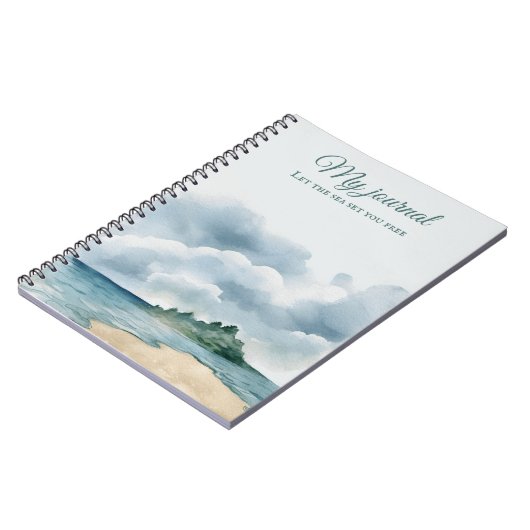 Beach Vibes Notebook | Coastal Journal Notitieboek (Linkerzijde)