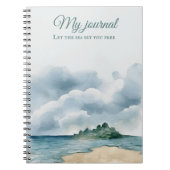 Beach Vibes Notebook | Coastal Journal Notitieboek (Voorkant)