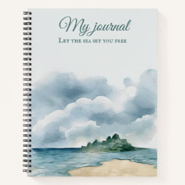 Beach Vibes Notebook | Coastal Journal Notitieboek