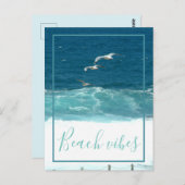 Beach Vibes Ocean Waves Briefkaart (Voorkant / Achterkant)
