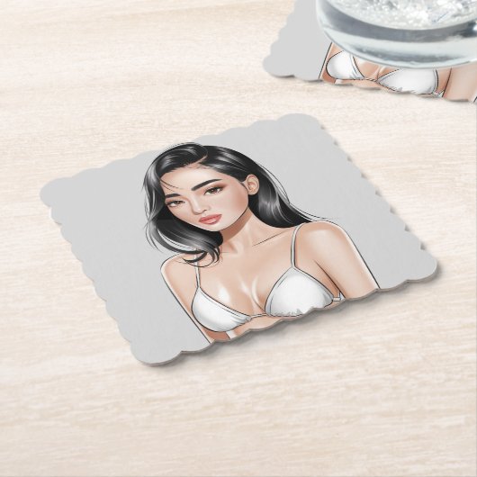 Beach Vibes Onderzetter (Gebogen)