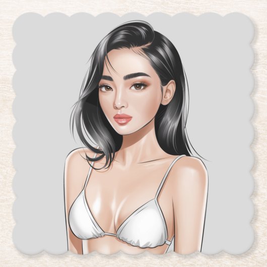 Beach Vibes Onderzetter (Voorkant)