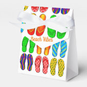 Beach Vibes Party Bedankdoosjes (Voorkant Zijde)