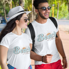 Beach Vibes Retro Summer Sun T-shirt