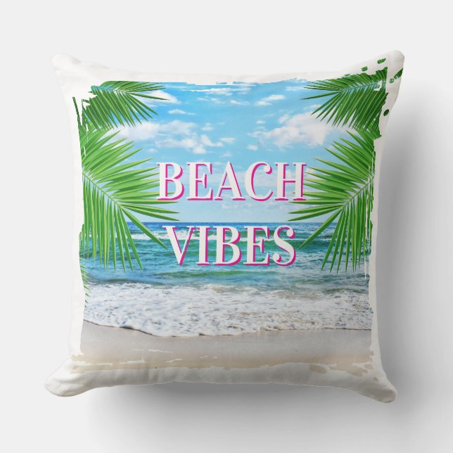 Beach Vibes Worpillow Kussen (Voorkant)