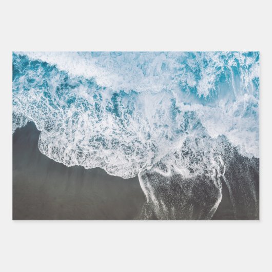 Beach Vibes Wrapping Paper Sheets (Voorkant 2)