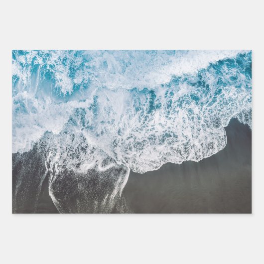 Beach Vibes Wrapping Paper Sheets (Voorkant)