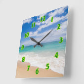 Beach Vierkante Klok (Hoek)