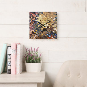 BEACH VIERKANTE KLOK