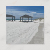 BEACH VIERKANTE VISITEKAARTJE (Voorkant)