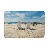 Beach Viewing Chairs Bath Mat (Voorkant)