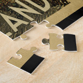 Beach Vintage Travel Block Island Legpuzzel (Zijkant)