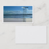Beach Visitekaartje (Voorkant / Achterkant)