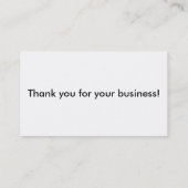 Beach Visitekaartje (Achterkant)