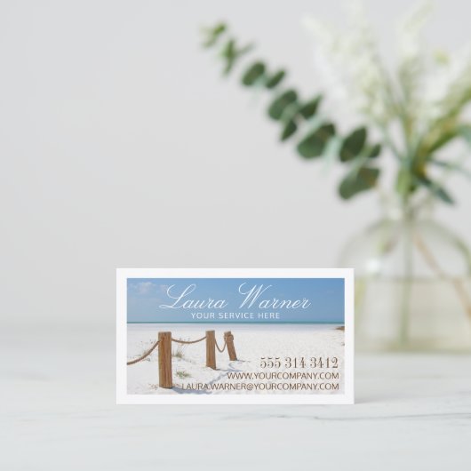 Beach Visitekaartje (Staand voorkant)