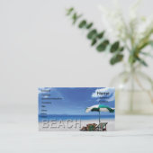 Beach Visitekaartje (Staand voorkant)
