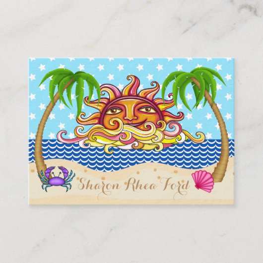 Beach Visitekaartje - IK HOU ERVAN! SRF (Voorkant)